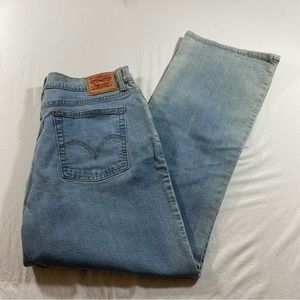 Levi’s Jeans Women’s 16M 550 Relaxed Bootcut Jeans High Rise  distressed Stretch